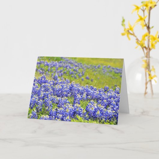 Texas Bluebonnets Scripture Card 1 Timothy 1:14 Karte (Gelbe Blume)