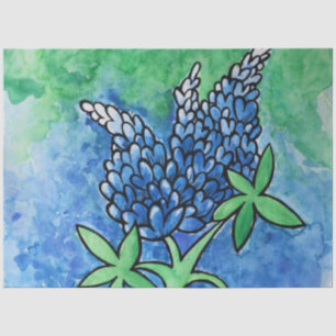 Texas Bluebonnets Seidenpapier
