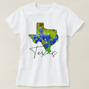 Texas Bluebonnets Staat Texas Fine Art T-Shirt