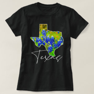 Texas Bluebonnets Staat Texas Fine Art T-Shirt