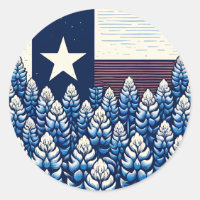 Texas Bluebonnets Staatsflagge Texanischer Stolz