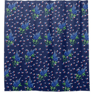 Texas Bluebonnets Texan Lone star Staat Duschvorhang