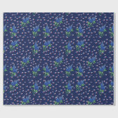 Texas Bluebonnets Texan Lone star Staat Geschenkpapier (Flach)