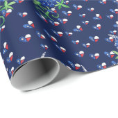 Texas Bluebonnets Texan Lone star Staat Geschenkpapier (Rolleneckpunkt)