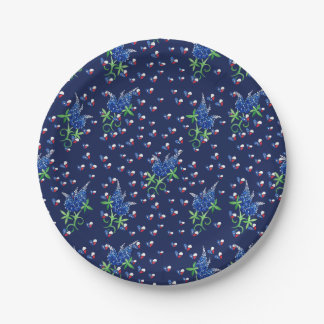 Texas Bluebonnets Texan Lone star Staat Pappteller