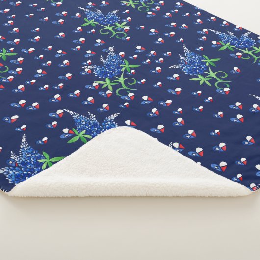 Texas Bluebonnets Texan Lone star Staat Sherpadecke (3/4)
