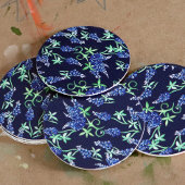 Texas Bluebonnets Texan Runder Pappuntersetzer