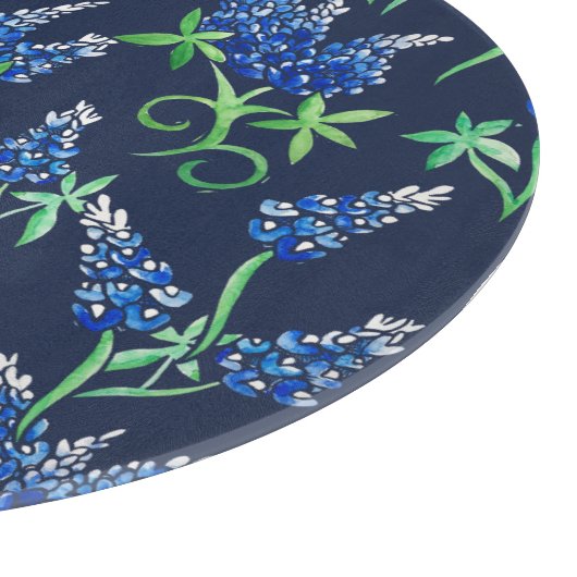 Texas Bluebonnets Texan Schneidebrett (Ecke)