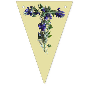 Texas Bluebonnets   Texas Pride Wimpelkette