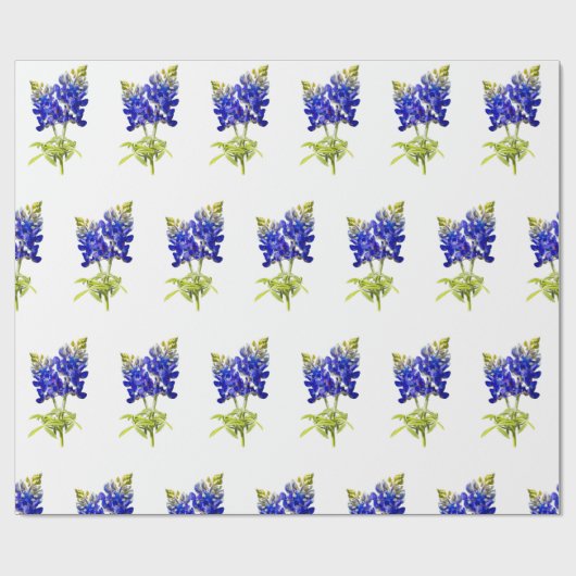 Texas Bluebonnets, Umschlagpapier Geschenkpapier (Flach)