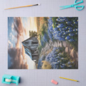 Texas Bluebonnets und Altstall-Dekoupage Seidenpapier (Basteln)