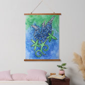 Texas Bluebonnets Wandteppich Mit Holzrahmen (Schlafzimmer)