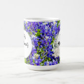 Texas Bluebonnets Wildblumen Knochenerkrankung Tas Kaffeetasse (Mittel)