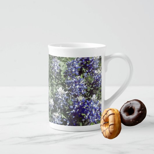 Texas Bluebonnets Wildblumen Knochenerkrankung Tas Porzellantasse