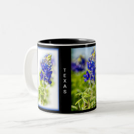 Texas Bluebonnets Zweifarbige Tasse