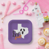Texas Boo Y'all Halloween Pappteller (Party)