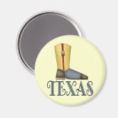 Texas Boot Design Geschenk Magnet (Vorderseite/Rückseite)