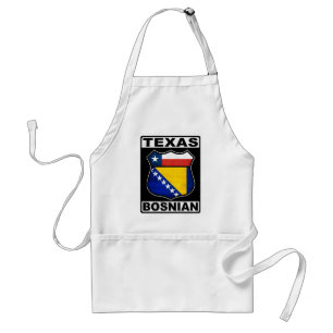 Texas Bosnian American Sign Schürze