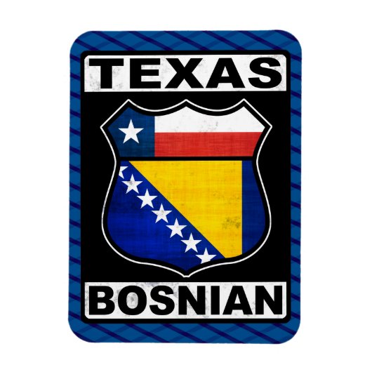 Texas Bosnian Magnet (Vertikal)