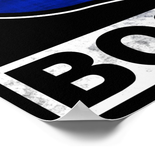 Texas Bosnian Poster (Ecke)