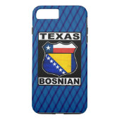 Texas-bosnischer Amerikaner Case-Mate iPhone Hülle (Rückseite)