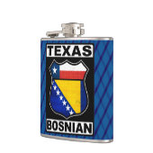 Texas-bosnischer Amerikaner Flachmann (Links)