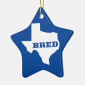Texas Bred Keramikornament (Links)