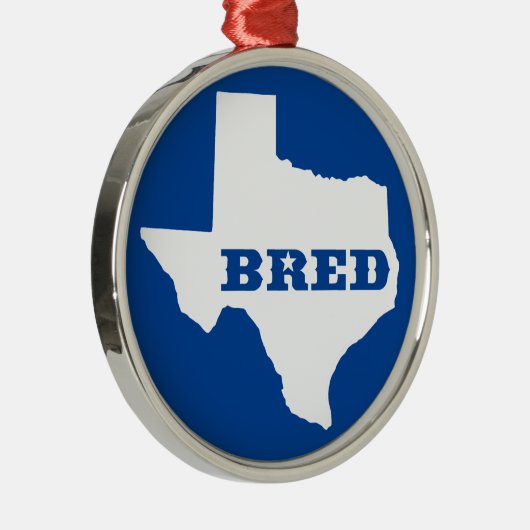 Texas Bred Silbernes Ornament (Rechts)