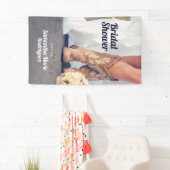 Texas Bride in Boots Brautparty Banner (Insitu)