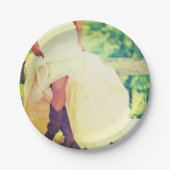 Texas Bride in Boots Brautparty Paper Teller (Vorderseite)