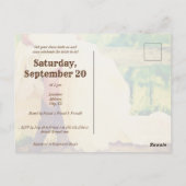 Texas Bride in Boots Bridal Dusche Einladung Post Postkarte (Rückseite)