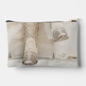 Texas Bride in Kristall Boots Zubehörtasche (Rückseite)