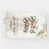 Texas Bride Kristall Boots Brautparty Banner (Horizontal)