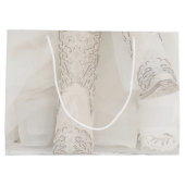 Texas Bride Kristall Boots Brautparty Große Geschenktüte (Rückseite)