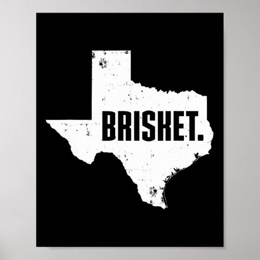 Texas Brisket Cute gegrillte Bbq Brisket  Poster (Vorne)