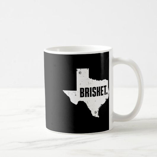 Texas Brisket Cute Gegrilltes Bbq Brisket Kaffeetasse (Rechts)