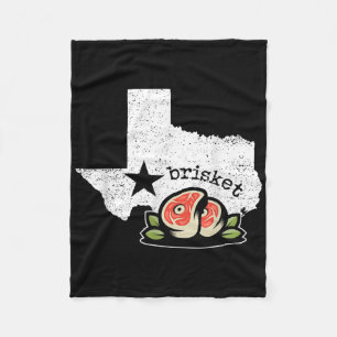 Texas Brisket Zuhause Staat Liebe Funny Barbecue B Fleecedecke