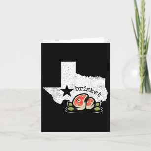 Texas Brisket Zuhause Staat Liebe Funny Barbecue B Karte