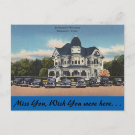 Texas, Broussard's Mortuary, Beaumont Postkarte