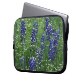 Texas, Buchanan-See. Texas Bluebonnet und Wild Laptopschutzhülle (Vorderseite Links)