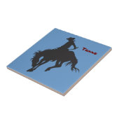 Texas Bucking Horse Tile Fliese (Seite)