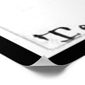 Texas Bud Poster (Ecke)