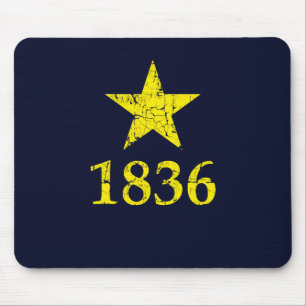 Texas, Burnet Stern-historische Flagge, beunruhigt Mousepad