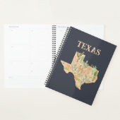 Texas Cactus Cacti Pflanze Illustration Map Planer (Anzeige)