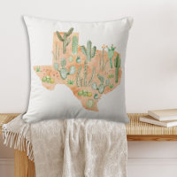 Texas Cactus Cacti Succulent Aquarell Karte