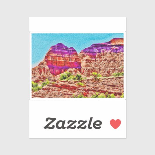 Texas Canyon Vinyl Sticker (Blatt)