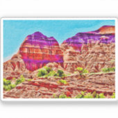 Texas Canyon Vinyl Sticker (Vorderseite)