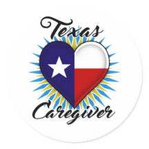 Texas Caregiver Aufkleber