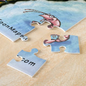 Texas-Cartoon-Karte Puzzle (Seite)