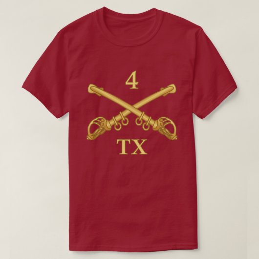 Texas Cavalry T-Shirt (Design vorne)